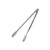 Browne 57527 9-1/2" Stainless Steel Tong, Scalloped Edges