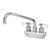 Krowne 14-408L Royal Series 4" Center Wall Mount Faucet with 8" Spout