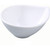 Yanco RM-704 4 oz. White Waterdrop Shape Melamine Dish
