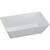 Yanco RM-610 9 3/4" x 5 7/8" White Rectangular Melamine Plate