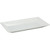 Yanco RM-218 18 x 10 1/2" White Rectangular Melamine Plate