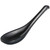 Yanco BP-8206 Black Pearl 5 1/2" Melamine Spoon - 12/Pack