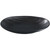 Yanco BP-2109 Black Pearl 9 1/2" x 5 1/2" Oval Deep Melamine Plate
