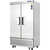 Everest Refrigeration EBNF2 39.38" Two Section Solid Door Upright Reach-In Freezer - 33 Cu. Ft.