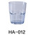 Yanco HA-012 12 oz. Clear SAN Plastic Double Rocks Glass - 12/Pack