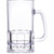 Yanco SM-12-B 12 oz. Clear SAN Plastic Beer Mug - 24/Case