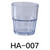Yanco HA-007 7 oz. Clear SAN Plastic Rocks Glass - 12/Pack