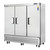 Everest Refrigeration EBF3 74.75" Three Section Solid Door Upright Reach-In Freezer - 70 Cu. Ft.