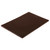 Thunder Group PLSVM1218R Bar Service Mat, 12" x 18", Plastic, Brown