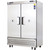 Everest Refrigeration EBRF2 54.13" Two Section Solid Door Upright Reach-In Dual Temp Refrigerator/Freezer Combo