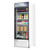 Everest Refrigeration EMGR24 28.5" White Single Swing Glass Door Refrigerator - 24 Cu. Ft.