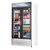 Everest Refrigeration EMSGR33 39.5" White Double Swing Glass Door Refrigerator - 33 Cu. Ft.