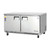 Everest Refrigeration ETBWF2 59.5" Two Section Back Mount Undercounter Freezer - 15 Cu. Ft.