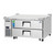 Everest Refrigeration ECB48D2 48.38" One Section Two Drawer Side Mount Refrigerated Chef Base - 115V (ECB48D2)