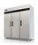 Migali C-3R 3 Door Reach-In Refrigerator