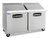 Nor-Lake NLSMP60-24A 60" AdvantEDGE Mega Top Sandwich Food Refrigerator - 24 Pans, Two Door (NLSMP60-24)