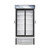 Everest Refrigeration EMGR33C Two Glass Door Refrigerator Merchandiser, 33 Cu.Ft., 39.38L x 30.75W