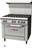 Southbend S36D-1G S-Series Restaurant Gas Gas Range, 4 Open Burners, 12" Griddle, Standard Oven