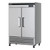 Turbo Air TSR-49SD-N6 Super Deluxe 54" Reach-In Refrigerator - 2 Solid Doors