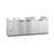 Hoshizaki HBB-4-95-S 95.5" Back Bar Refrigerator, Three Section, Stainless Steel, Solid Doors