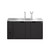 Hoshizaki HDD-3-69 69.5" Back Bar Direct Draw Refrigerator, Two Section, Black Vinyl, Solid Doors
