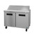 Hoshizaki SR48A-12 48" Two Section Sandwich Prep Table, Stainless Doors