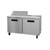 Hoshizaki SR60A-8 60" Two Section Sandwich Prep Table, Stainless Doors