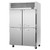 Turbo Air PRO-50-4F-N PRO Series 28" Reach-In Freezer - 4 Solid Half-Doors