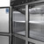Turbo Air M3R47-4-N M3 Series Top Mount Reach-In Refrigerator - 4 Solid Half-Doors