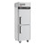 Turbo Air M3RF19-2-N Dual Temp Top Mount Refrigerator & Freezer, 1 Section, Half-Doors