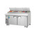 Everest Refrigeration EPPR2 71" Two Section Side Mount Pizza Prep Table - 23 Cu. Ft.