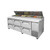 Turbo Air TPR-93SD-D6-N Pizza Prep Table - 6 Drawers