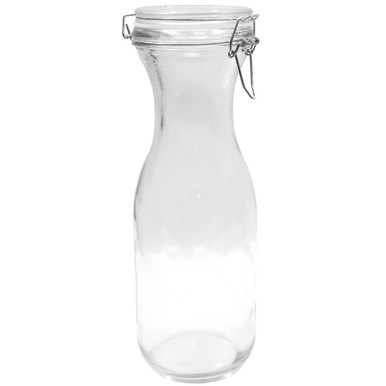 Tablecraft 10106 Spice Jar, 2 oz., Glass, Resealable Stainless Top