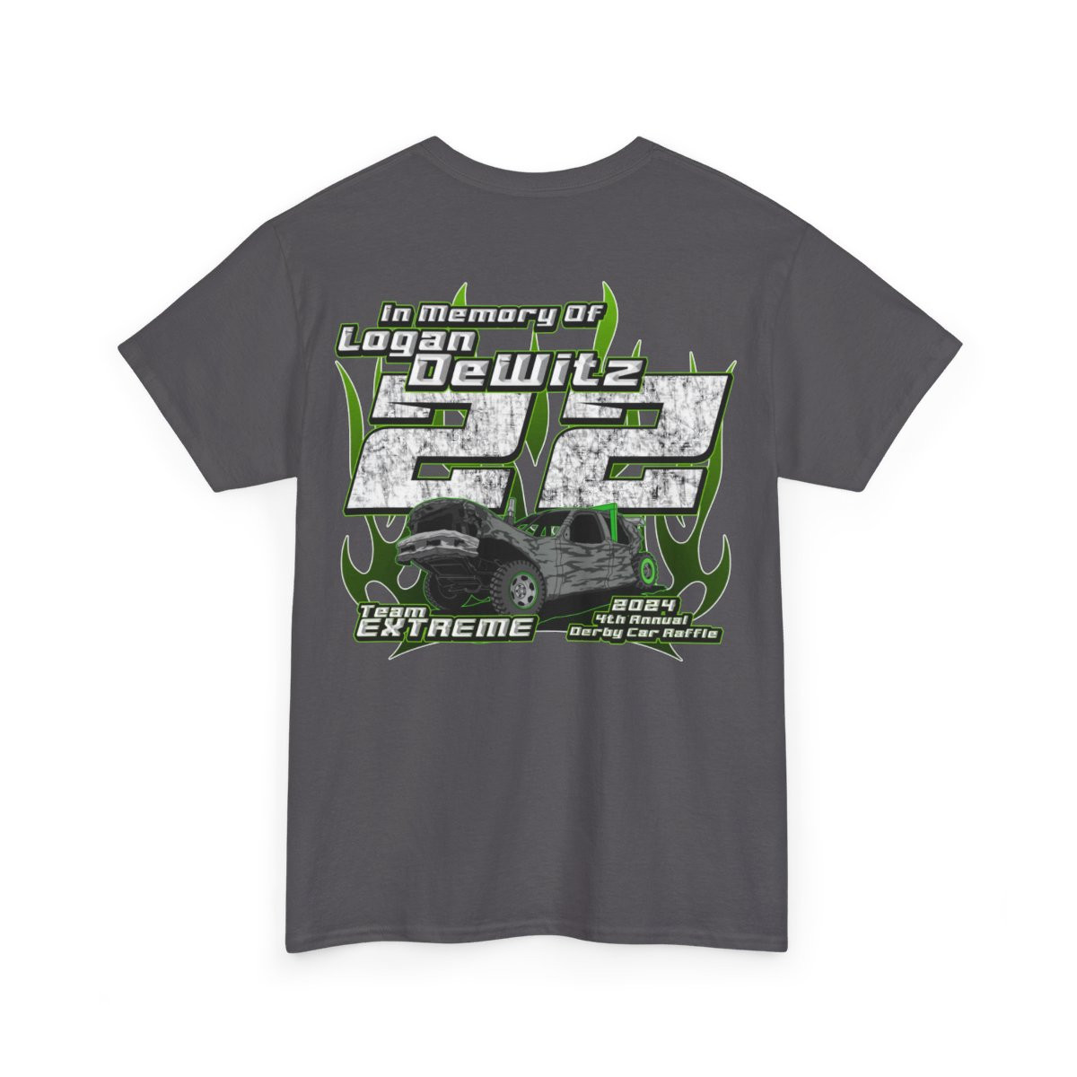 Logan DeWitz 24 Unisex Heavy Cotton Tee - JDAutobody Graphics