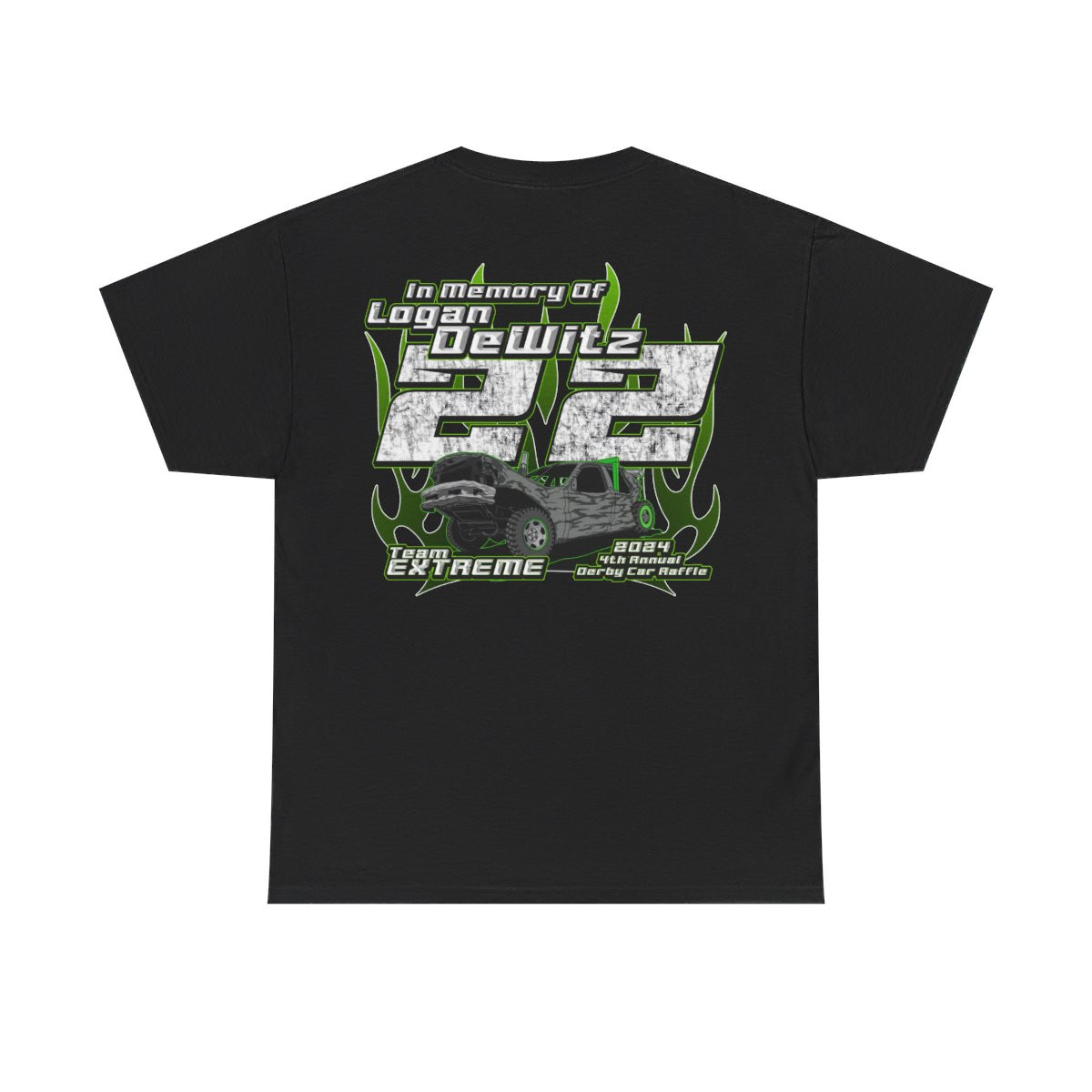 Logan DeWitz 24 Unisex Heavy Cotton Tee - JDAutobody Graphics