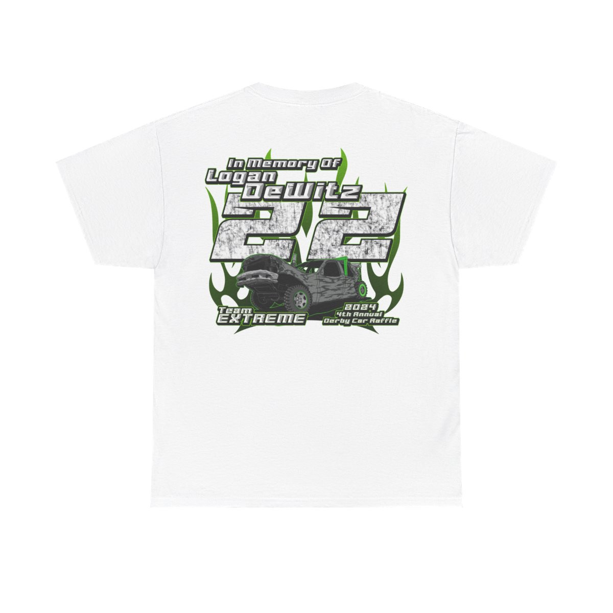 Logan DeWitz 24 Unisex Heavy Cotton Tee - JDAutobody Graphics