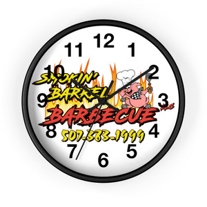 Smokin Barrel Barbeque Wall clock Smokin Barrel Barbeque Wall clock
