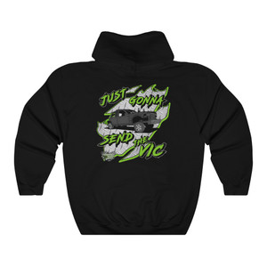 Send The Vic Diamond Plate Unisex Heavy Blend™ Hooded Sweatshirt
