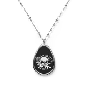 2nd Amendment Oval Necklace 2nd Amendment Oval Necklace