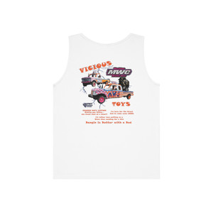 Jay Vargo Vicious Unisex Heavy Cotton Tank Top Jay Vargo Vicious Unisex Heavy Cotton Tank Top