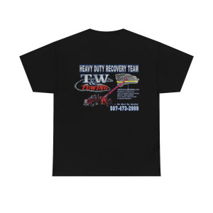 T&W Towing Yellow Line Unisex Heavy Cotton Tee T&W Towing Yellow Line Unisex Heavy Cotton Tee