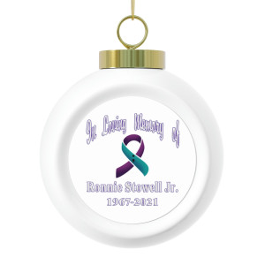 Cassidy Stowell Christmas Ball Ornament Cassidy Stowell Christmas Ball Ornament