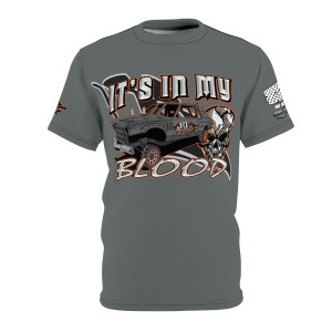 Its in my blood Lincoln dg Unisex AOP Cut & Sew Tee Its in my blood Lincoln dg Unisex AOP Cut & Sew Tee