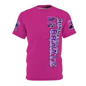 Minnesota Braatz pink Unisex AOP Cut & Sew Tee Minnesota Braatz pink Unisex AOP Cut & Sew Tee