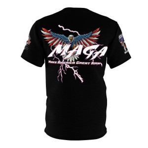 Trump MAGA Unisex AOP Cut & Sew Tee Trump MAGA Unisex AOP Cut & Sew Tee