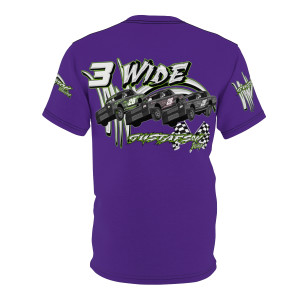 Mitch Gustafson 3 Wide Purple Unisex AOP Cut & Sew Tee Mitch Gustafson 3 Wide Purple Unisex AOP Cut & Sew Tee
