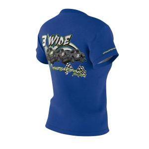 Mitch Gustafson 3 Wide Blue Women's Cut & Sew Tee (AOP) Mitch Gustafson 3 Wide Blue Women's Cut & Sew Tee (AOP)