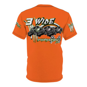 Mitch Gustafson 3 Wide Orange Unisex AOP Cut & Sew Tee Mitch Gustafson 3 Wide Orange Unisex AOP Cut & Sew Tee