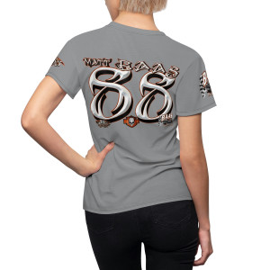 Matt Baas Gray Women's Cut & Sew Tee (AOP) Matt Baas Gray Women's Cut & Sew Tee (AOP)