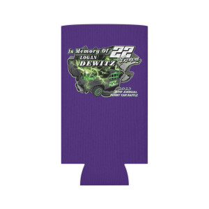Logan Dewitz 2023 Purple Can Cooler Logan Dewitz 2023 Purple Can Cooler